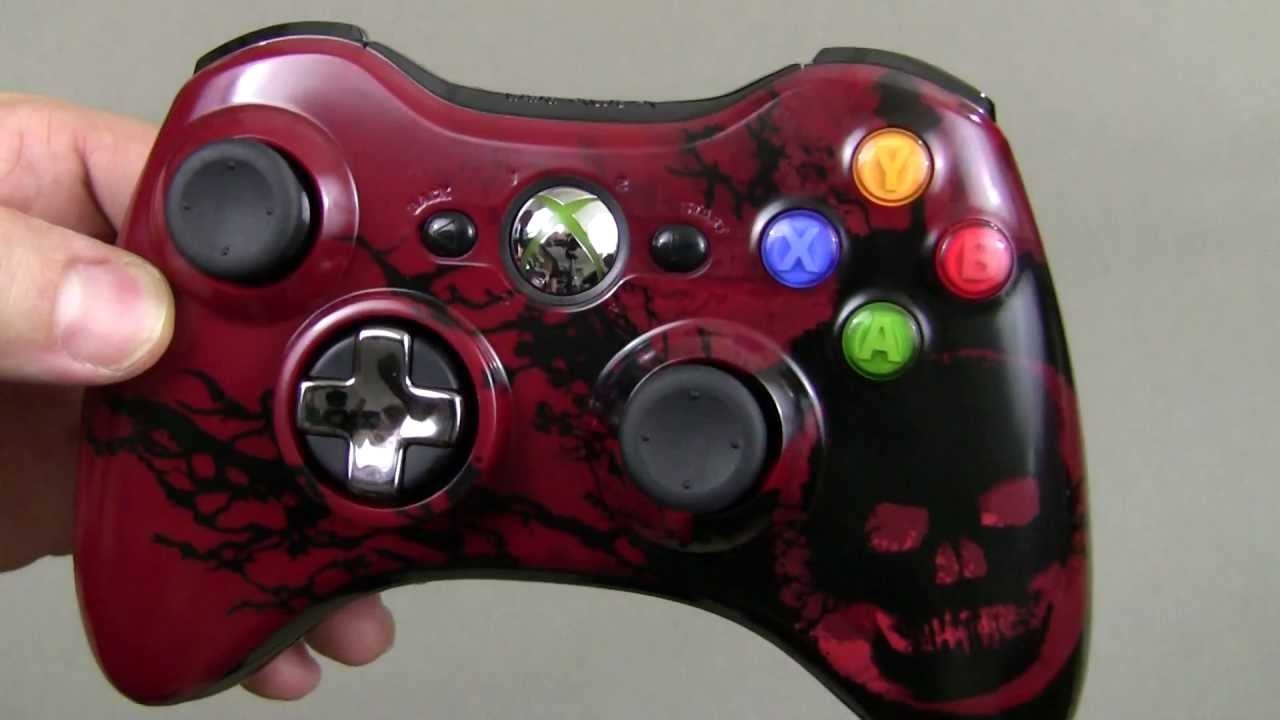 xbox game, controller, gears